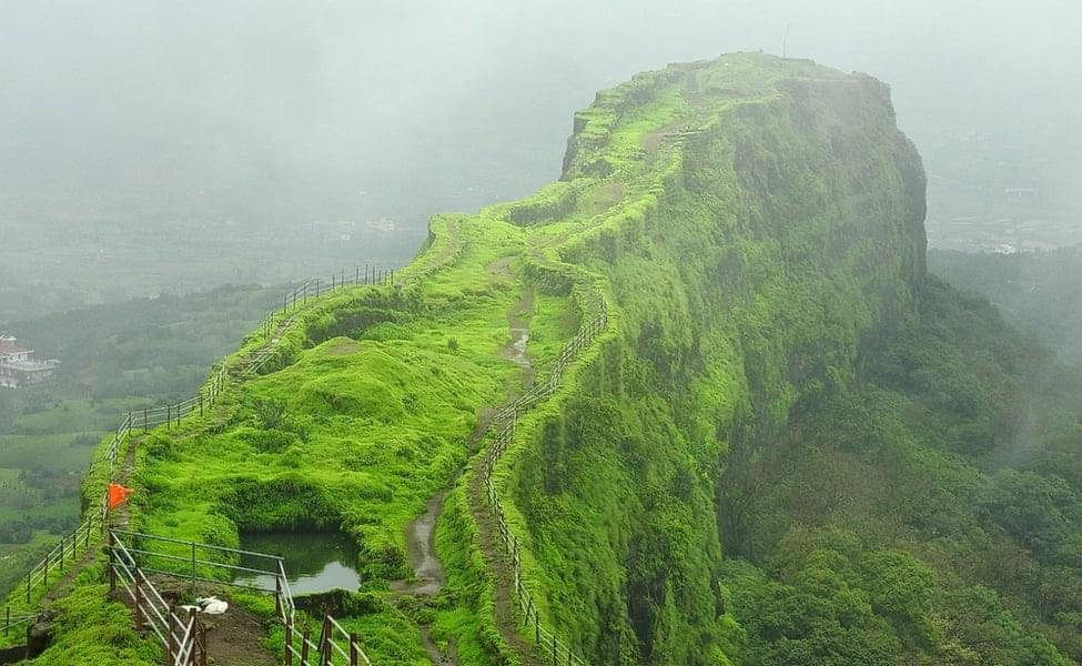 lohagad fort top view